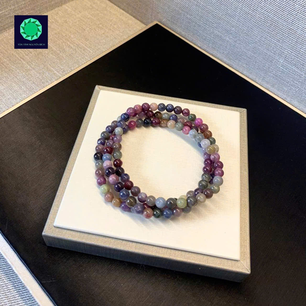 Vòng tay Saphire quấn 3